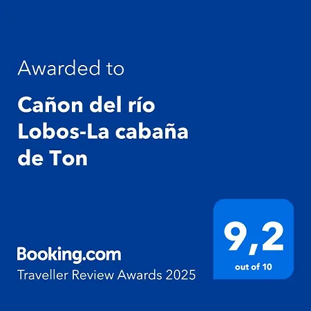 Cañon del río Lobos-La cabaña de Ton-2